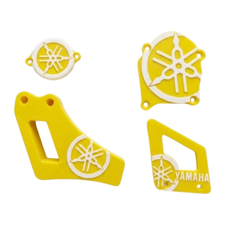 Kit 4 Tampas Yamaha DTR125 — amarela