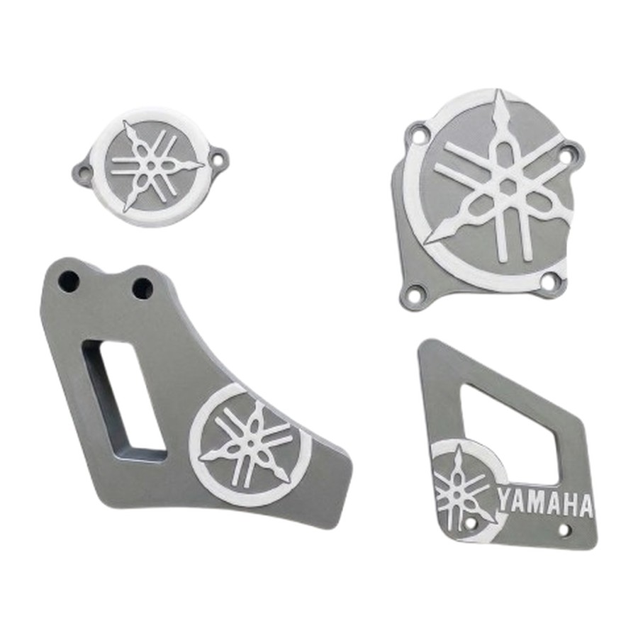 Kit 4 Tampas Yamaha DTR125 — cinzenta