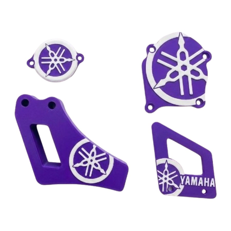 Kit 4 Tampas Yamaha DTR125 — roxa