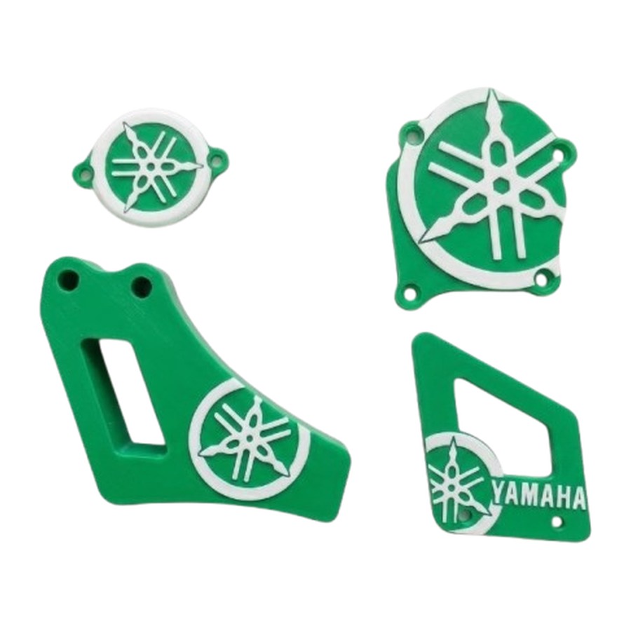 Kit 4 Tampas Yamaha DTR125 — verde