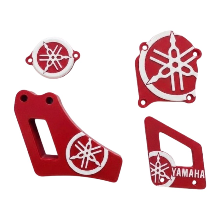 Kit 4 Tampas Yamaha DTR125 — vermelha
