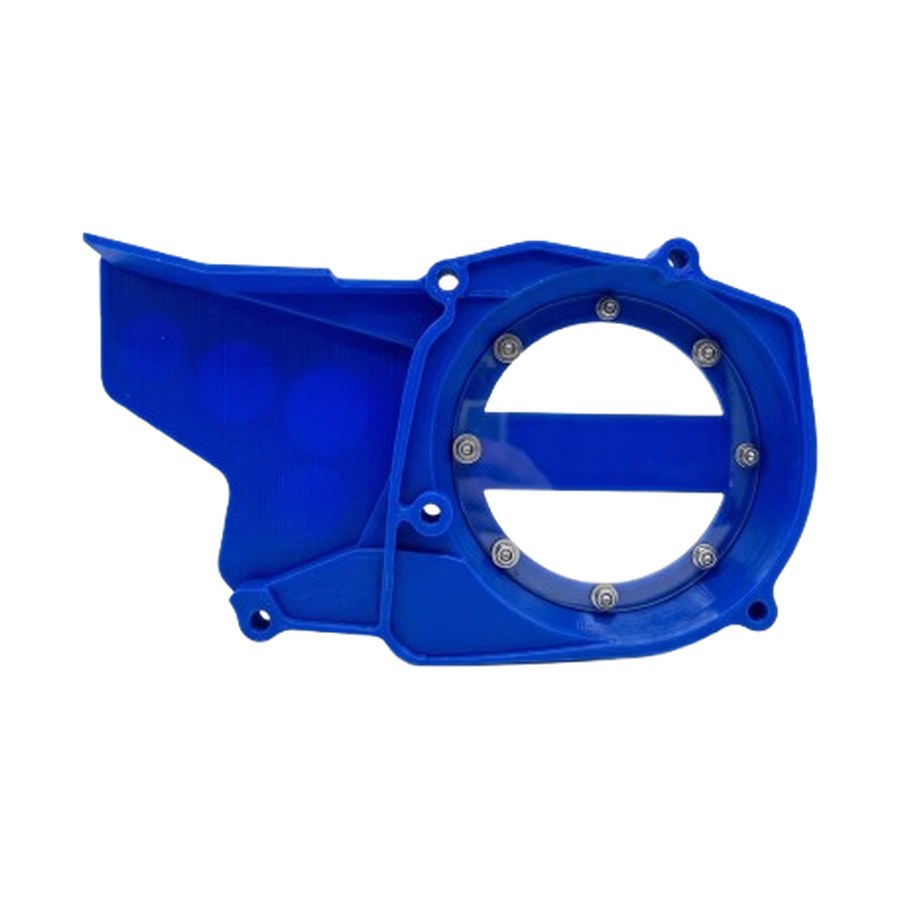 Tampa DT50 Factory Racing azul — vista traseira