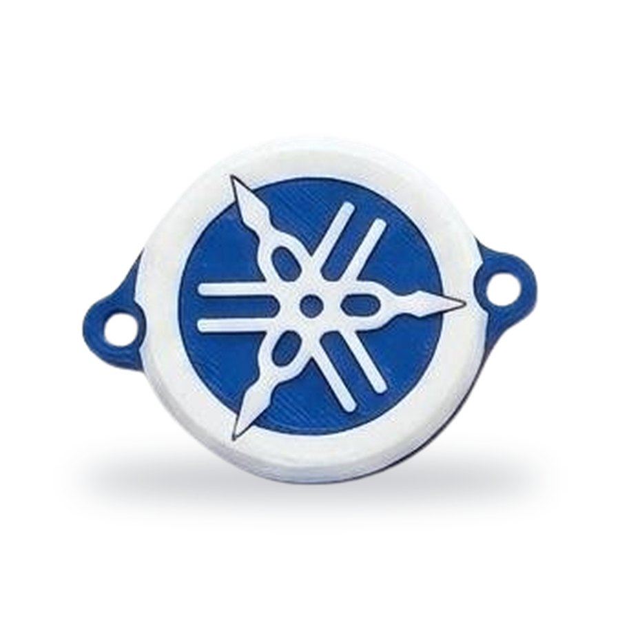 Tampa de Válvula de Escape Yamaha DTR125 — azul