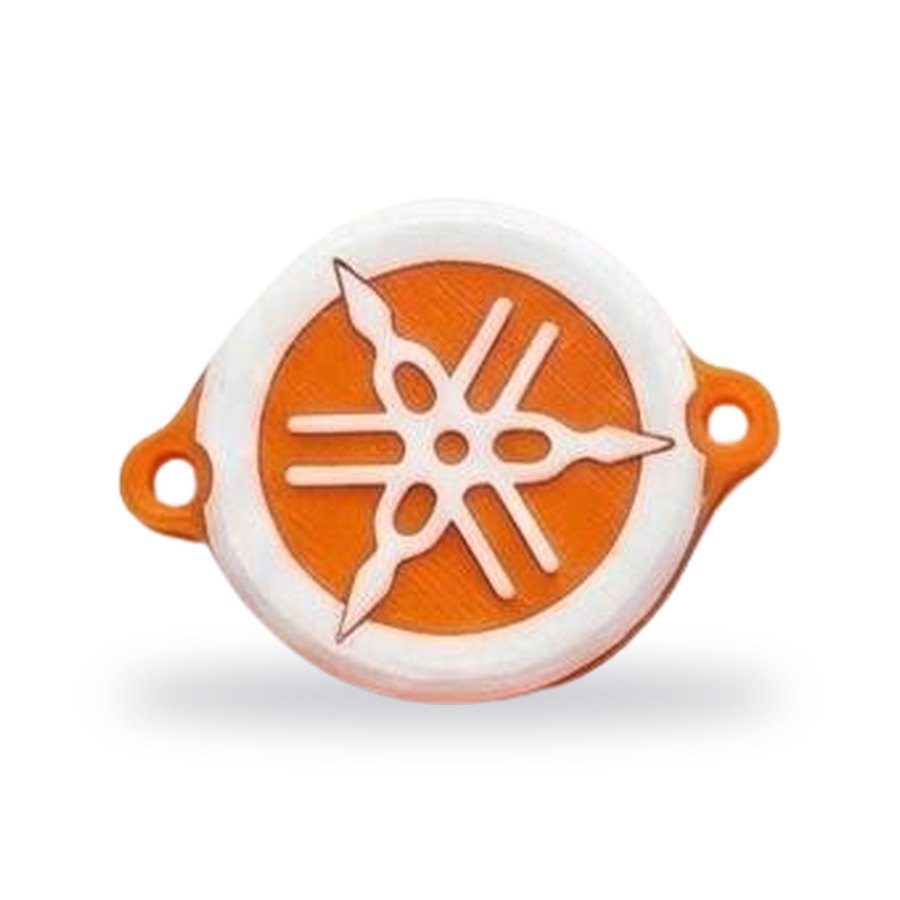 Tampa de Válvula de Escape Yamaha DTR125 — laranja